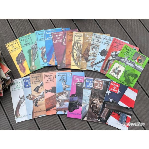  saisir gros lot de  74 numros gazette des armes plus les index
