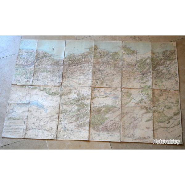 Arme de l'air franaise RARE UNIQUE Carte Base arienne de STIF CONSTANTINE Algrie attention avec