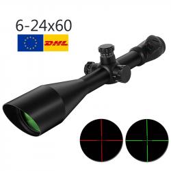 Lunette optique tactique de chasse en plein air M1 6-24x60 AO -*sight with 11mm LIVRAISON GRATUITE