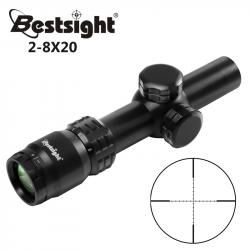 2-8x20 lunette de visée Mil Dot réticule vue -**scope with 11mm LIVRAISON GRATUITE