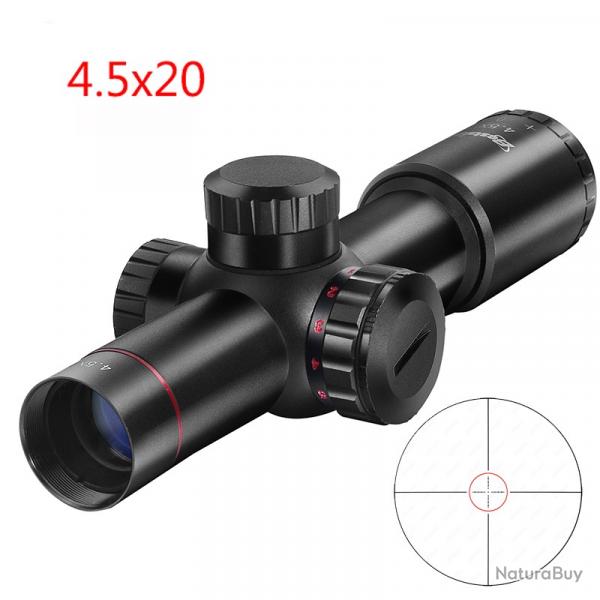 Porte optique compacte 4.5x20 AK74 AK47 AR15 -**scope with 20mm LIVRAISON GRATUITE