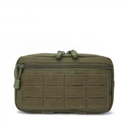 Pochette tactique Molle Admin, fermeture éclair horizontale -**VERT LIVRAISON GRATUITE !!!