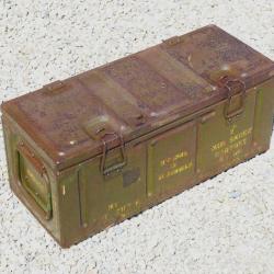 Caisse métallique mortier 3 INCH britannique -  NORMANDIE 1944 - BRA25CAIS003  CAISSE VIDE