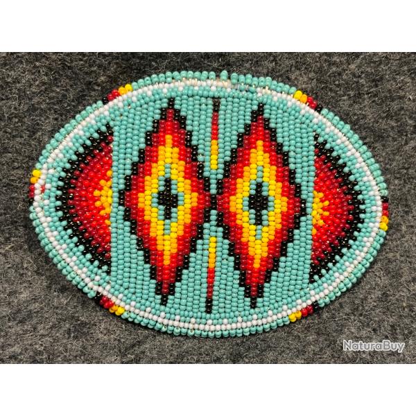 Magnifique boucle de ceinture perle ramene de chez les navajos dans les annes 90
