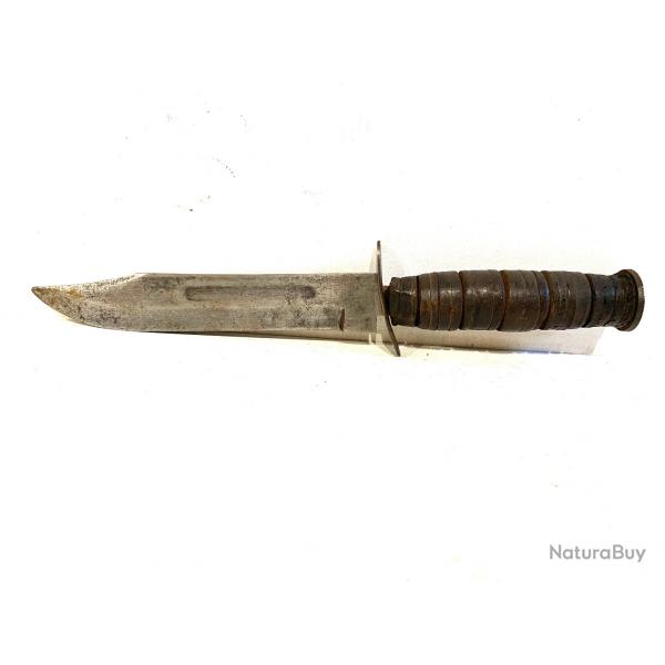 Ancien Couteau poignard US soldat Amricain ww2