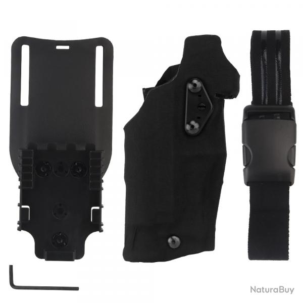 tui pour pistolet tactique Glock17 Gen4 avec lampe de poche -**Right BLK