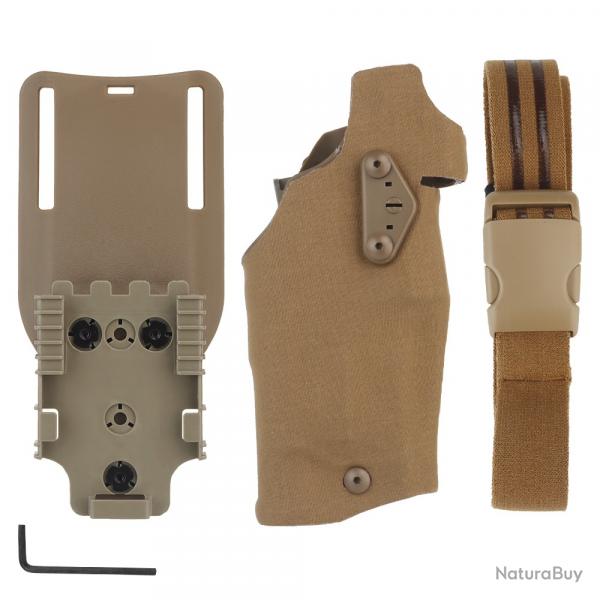 tui pour pistolet tactique Glock17 Gen4 avec lampe de poche -**Right CB