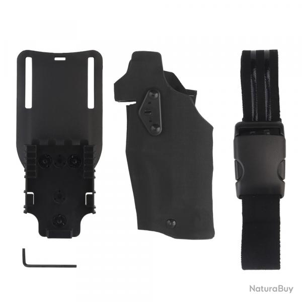 tui pour pistolet tactique Glock17 Gen4 avec lampe de poche -** Left BLK