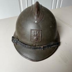 Casque de laDéfense passive modèle 1926, ww2,idéal reconstitution, déco, diorama.Nominatif.