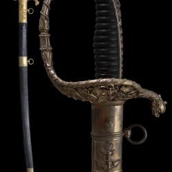 N55 - Sabre d'officier de marine modèle 1837 fantaisie