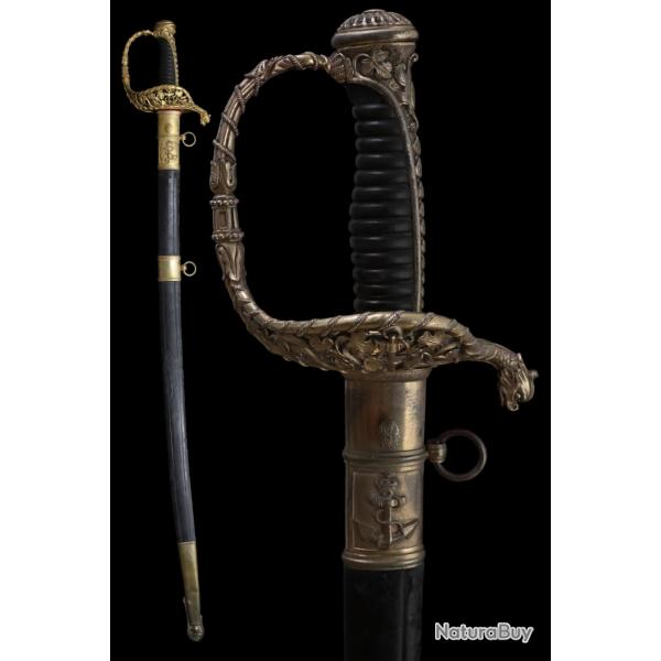 N55 - Sabre d'officier de marine modle 1837 fantaisie