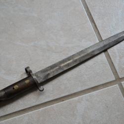 Baïonnette Lee Metford Mle 1888 sans fourreau
