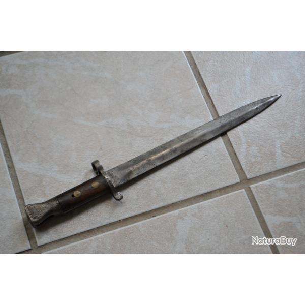 Baonnette Lee Metford Mle 1888 sans fourreau