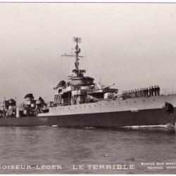 CPA - Marine Militaire -CROISEUR -LÉGER LE TERRIBLE  - N°1432