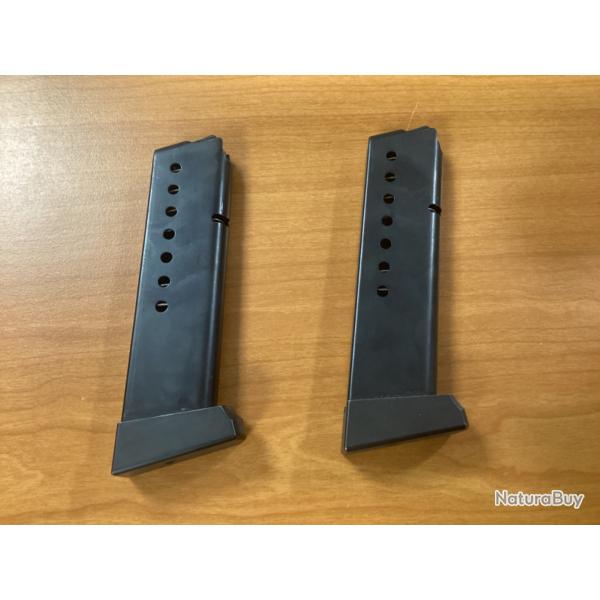 2 chargeurs Sig Sauer P 210