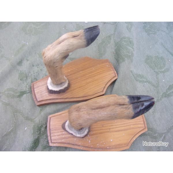 porte-fusil / rtelier 1 arme en patte longueur 20 cm