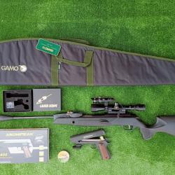 PACK6 LASER  ! Gamo Swarm Magnum 6,35 mm IGT PRO 18X Gen3i + Lun. 3-9X40 19,9 j. + Kit  Puiss. 34 J.