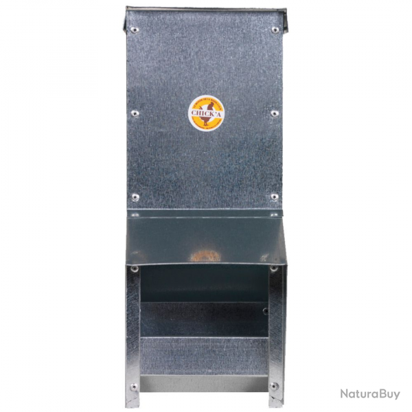 Mangeoire  trmie en acier galvanis 18 L - CHICK'A