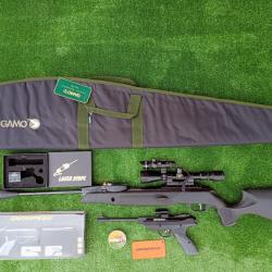 PACK7 LASER  ! Gamo Swarm Magnum 6,35 mm IGT PRO 18X Gen3i + Lun. 3-9X40 19,9 j. + Kit  Puiss. 34 J.