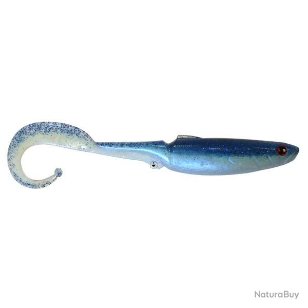 Leurre Souple Volkien Soul Talion Evo Monster Eel 15cm Pearl Black Pepper