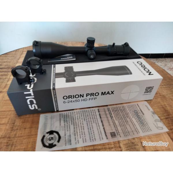 LUNETTE VECTOR OPTICS ORION PRO MAX 6-24X50 FFP VE RDF