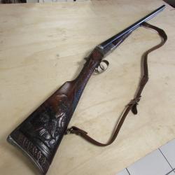 Fusil juxtaposé artisan français calibre 12/70