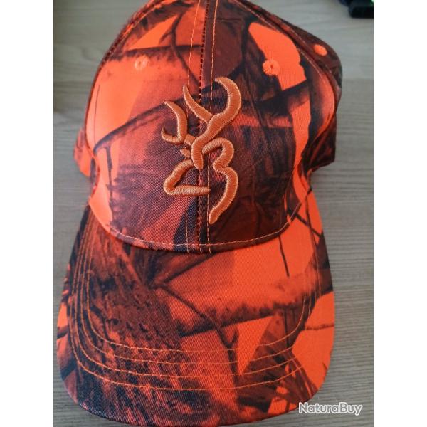 Casquette orange browning