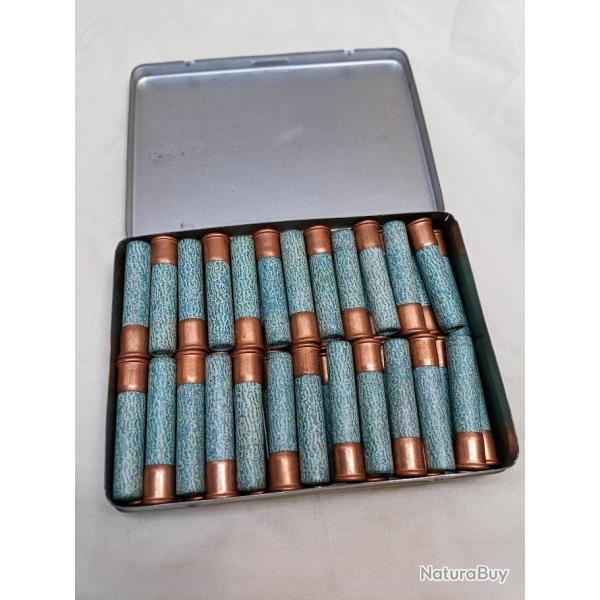 Boite de 50 cartouches 9mm Flobert double charge - poudre noire