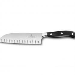 Victorinox 7732317G couteau SANTOKU, forgé, tranchant alvéolé, boîte cadeau,