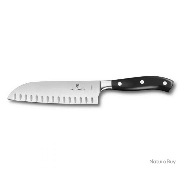 Victorinox 7732317G couteau SANTOKU, forg, tranchant alvol, bote cadeau,