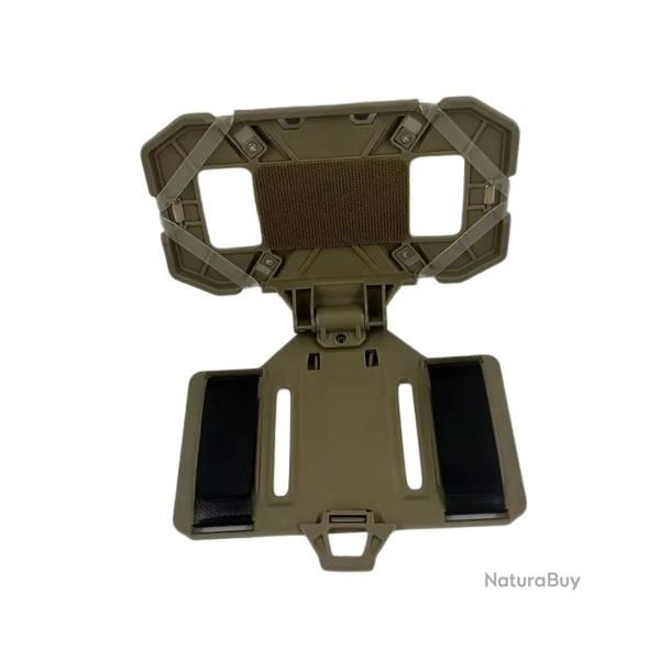 Support de tlphone pour gilet tactique beige/TAN - Molle