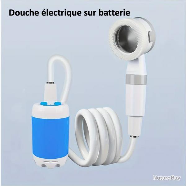 Douche de Camping lectrique Portable, 5V  Ensemble de Bain pour camping et Plein Air