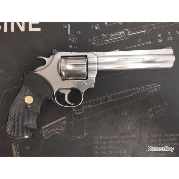 Revolver COLT modle KING COBRA Inox - Calibre .357 Magnum - Canon 6" (Occasion trs bon tat gnra