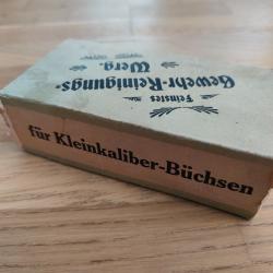 Boîte (vide) de nettoyage pour kleinkaliber - carabine 22LR allemande - gewehr reinihungs