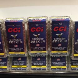 Lot de 500 munitions 22LR CCI Varmint 32grains, 499m/s