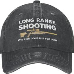 Casquette Long Range Shooting - Noir / Ajustable