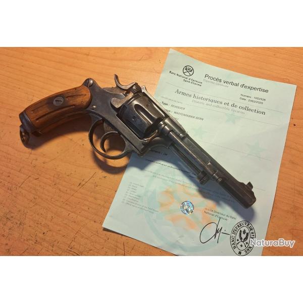 Trs beau Revolver M1882 suisse fabrication SIG cal. 7.5 Ord