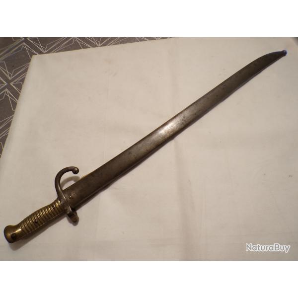 Trs belle baonnette CHASSEPOT de 1868