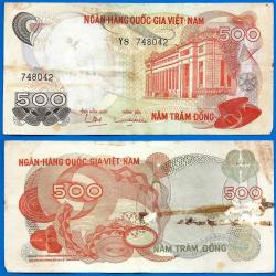 Vietnam Sud 500 Dong 1970 Asie Billet Serie Y8