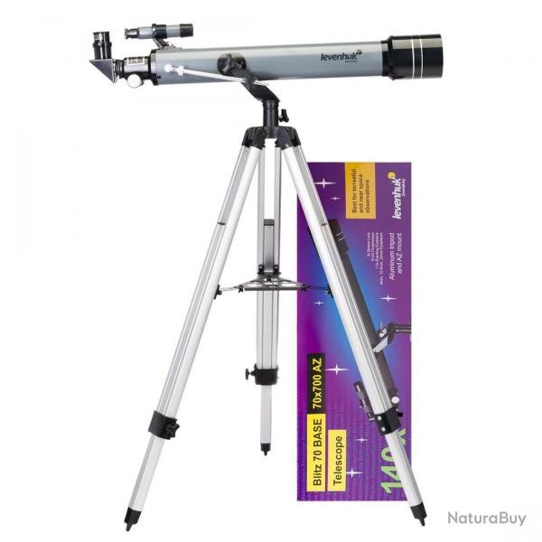 Tlescope rfracteur achromatique 70/700 Levenhuk Blitz 70 Base