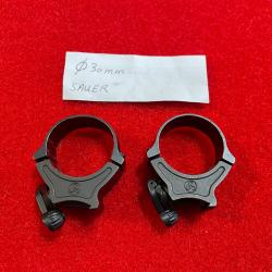 COLLIERS AMOVIBLES SAUER, DIAMÈTRE 30 mm, ÉTAT NEUF.