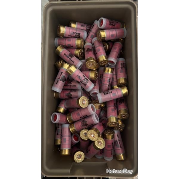 Lot de 188 Munitions Geco 12/67 Slug + caisse