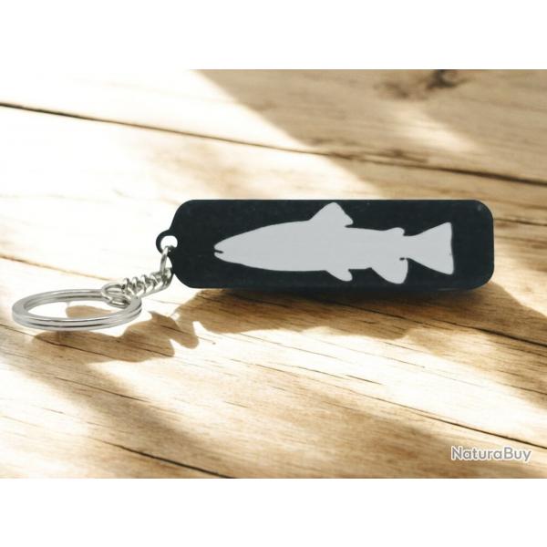 porte cl truite silhouette