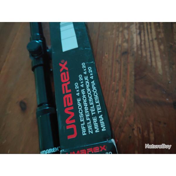 lunette Umarex 4x20 tat neuf montage 11mm
