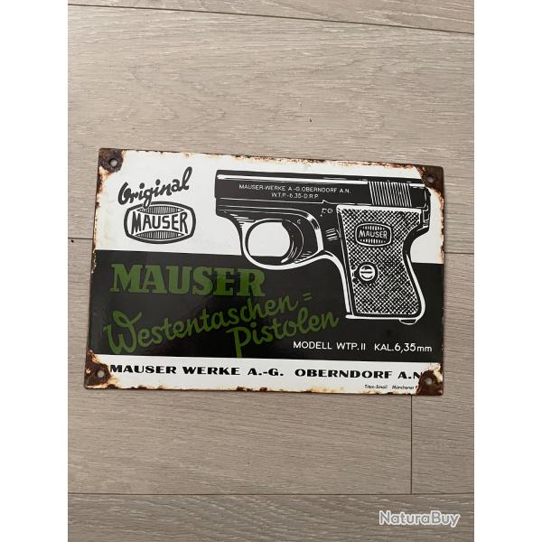 une plaque maille allemande Mauser ww2