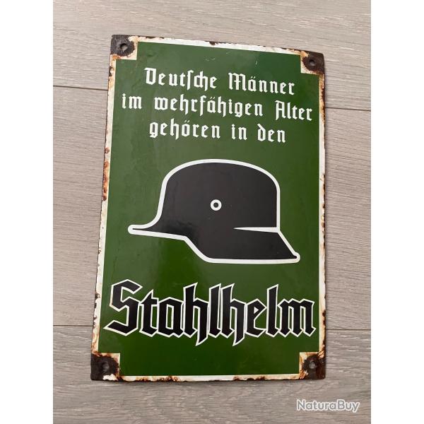 une plaque maille stahlhelm ww2