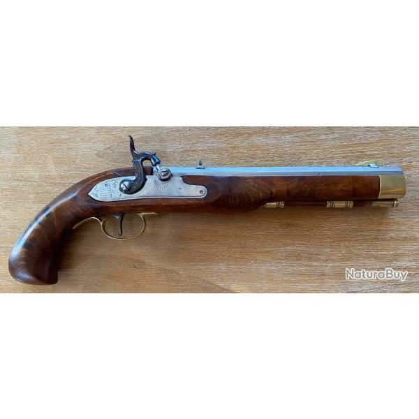 PISTOLET KENTUCKY   PERCUSSION  CUSTOM  CALIBRE 45  JUKAR