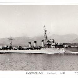 CPA - Marine Militaire - BOURRASQUE TORPILLEUR  - N°1514