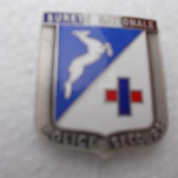 insigne sureté nationale police secours!!TRES RARE!!