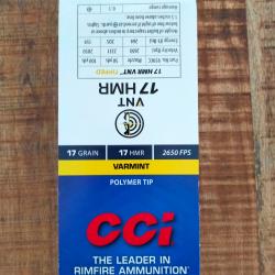 CCI CAL.17HMR VNT 17GR PAR 500